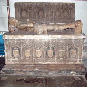 The tomb of Sir Thomas Lucy and his wife November 2009